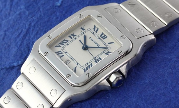 Cartier Santos 100 acciaio white dial replica orologio imitazione Orologi Rolex Replica