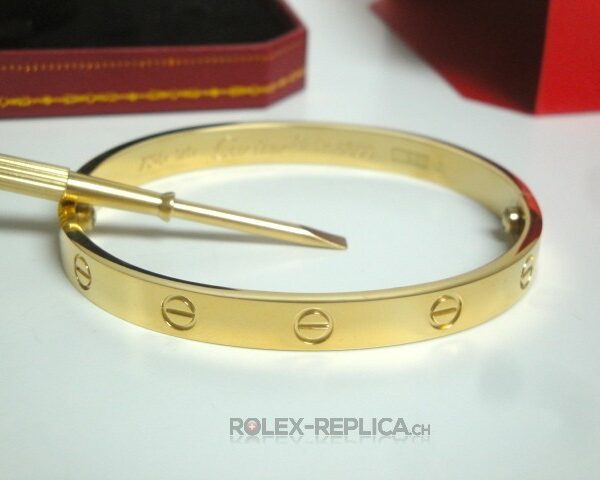 Cartier replica bracciale LOVE oro giallo con kit completo