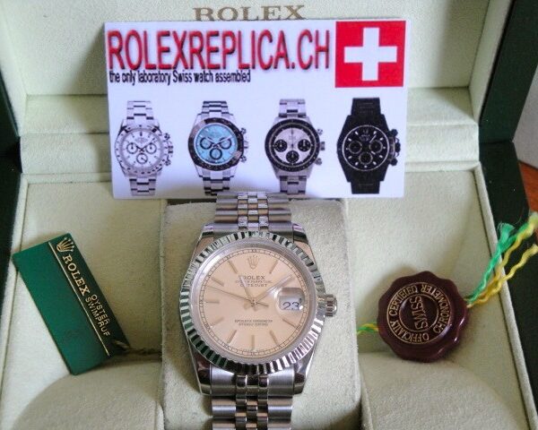 Rolex replica datejust argentèè jubilèè classic